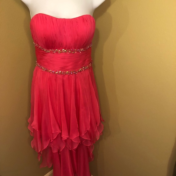 Cache High Low Pink Dress - Picture 5 of 6